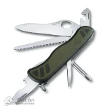 Navaja del Soldado Suizo 08 color Verde/Negro Victorinox