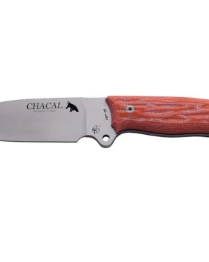 Cuchillo JVA Chacal Micarta Naranja