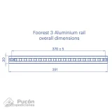 Pedalera Kajaksport Footrest 3 – Aluminium