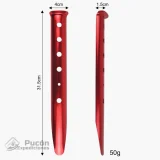 Set Estacas Snow Tent Peg 31 cm (4 un)